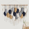Leaf Feather Large Boho Macrame Wall Hanging