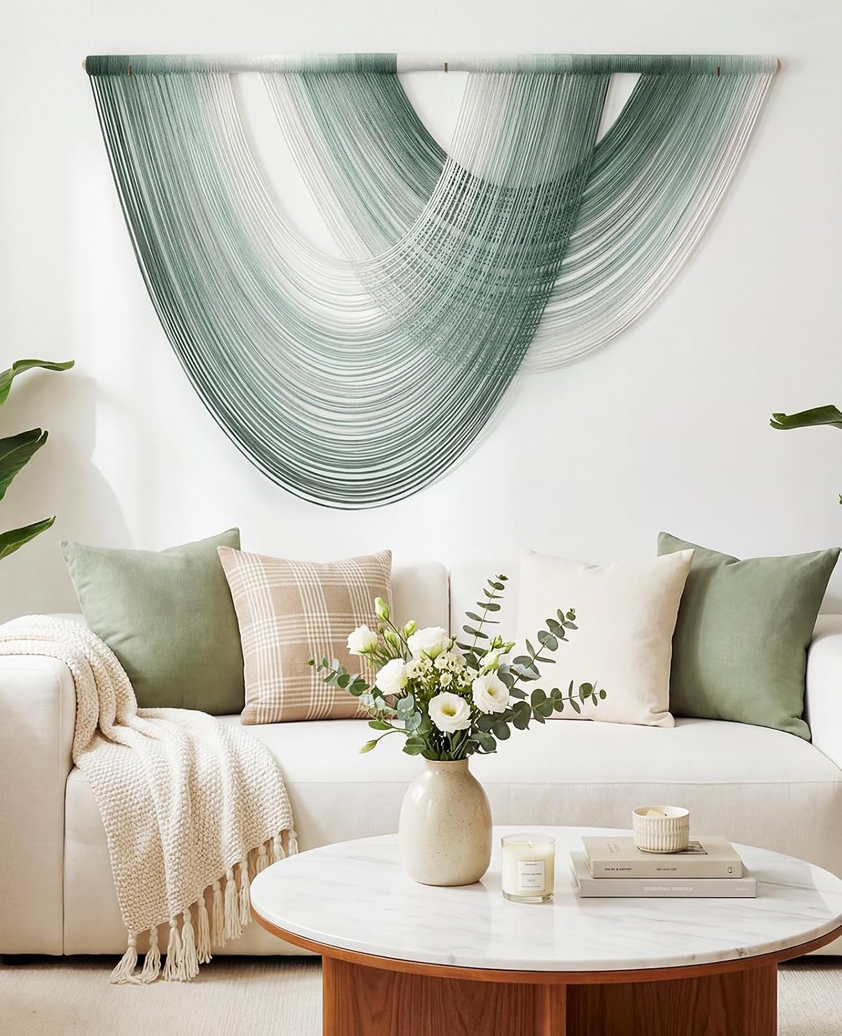 Ombre Dip Dye Large Macrame Wall Hanging