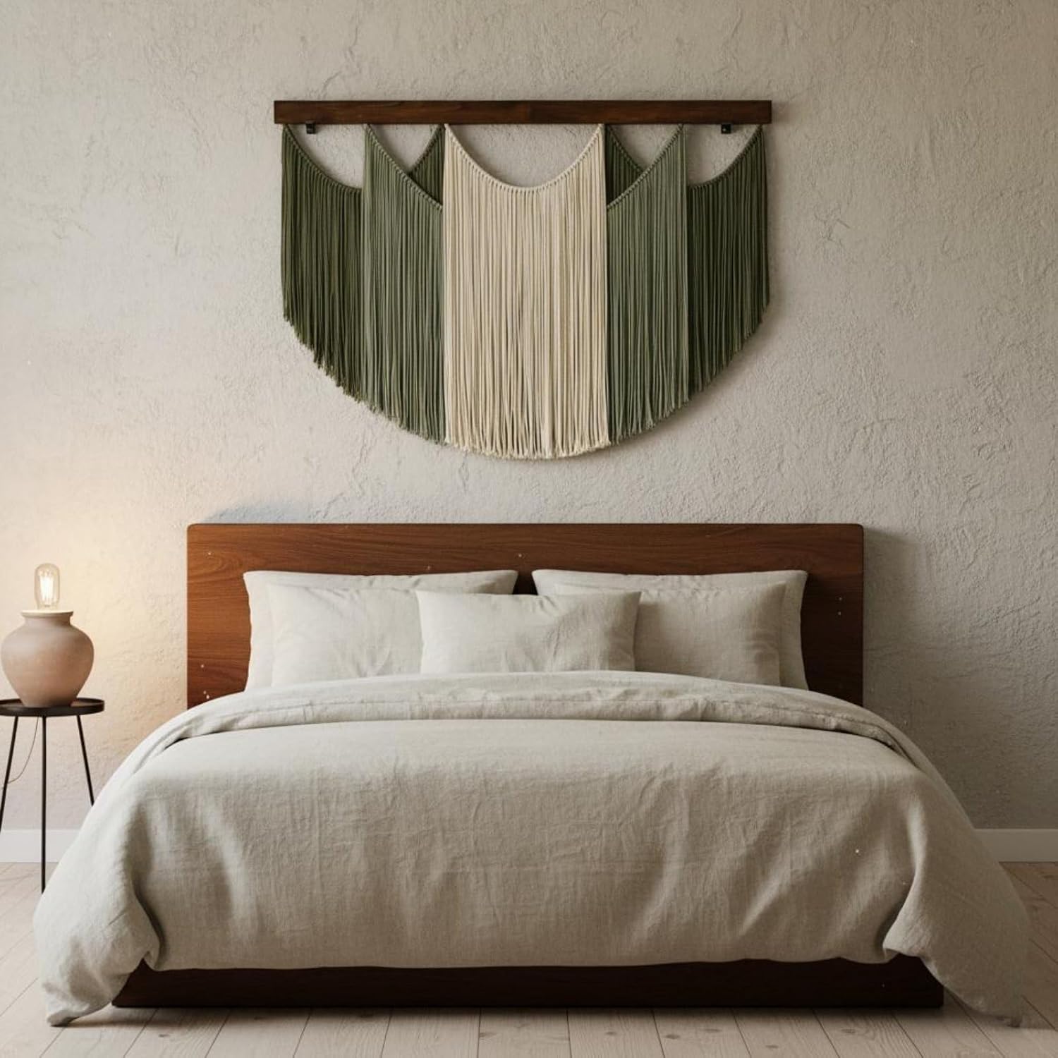 Fringed Boho Woven Wall Tapestry