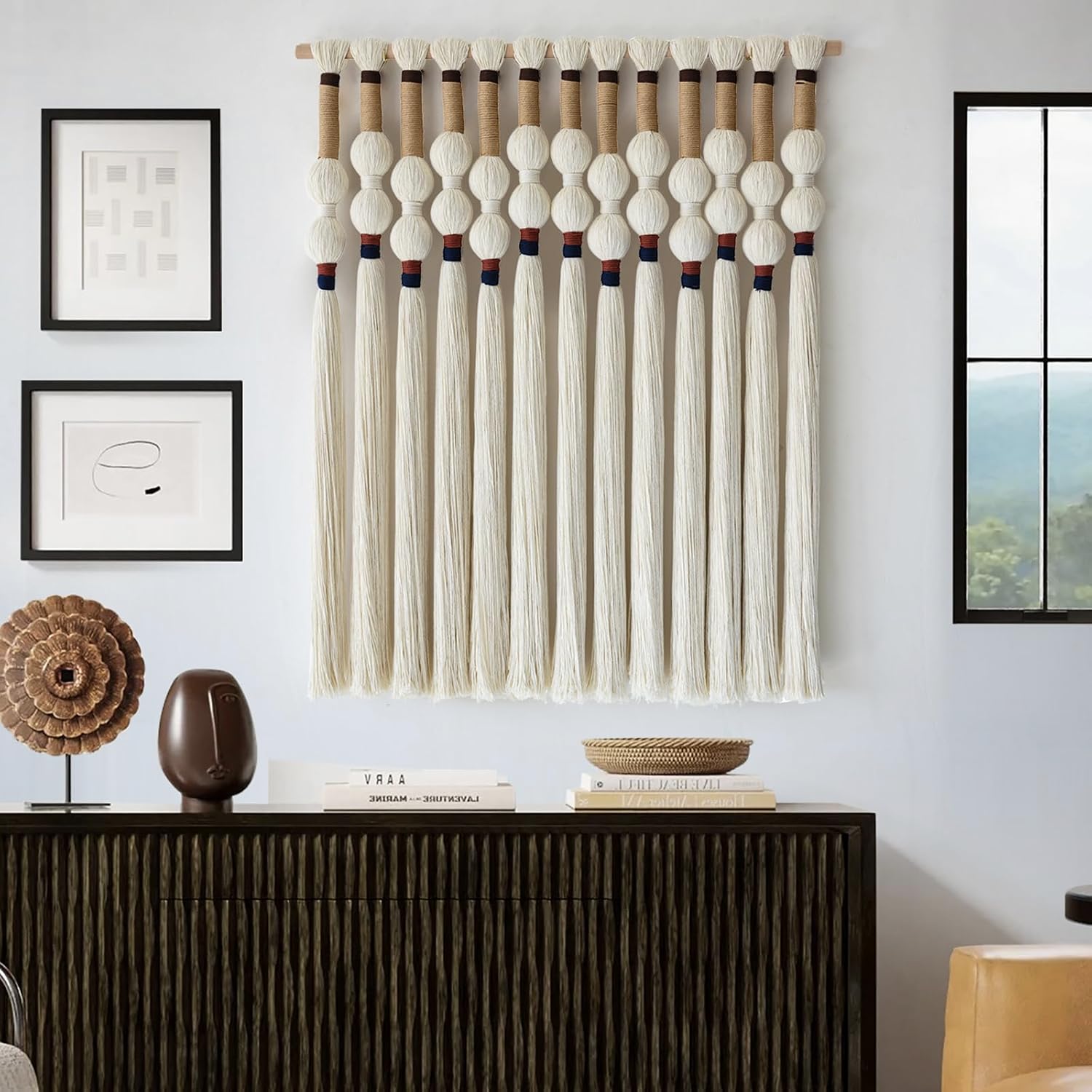 Spherical Knot Boho Macrame Wall Hanging