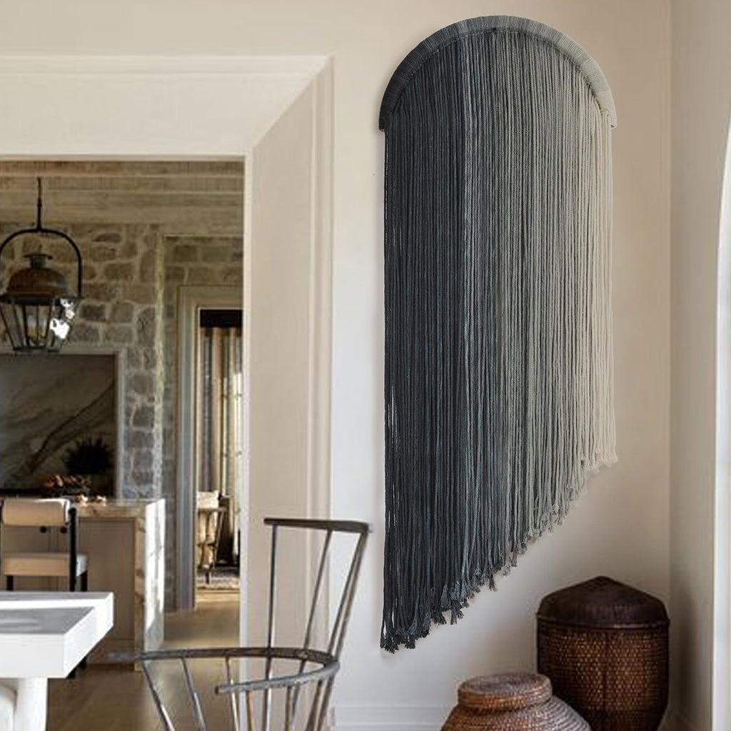 Dip Dyed Macrame Boho Wall Hanging