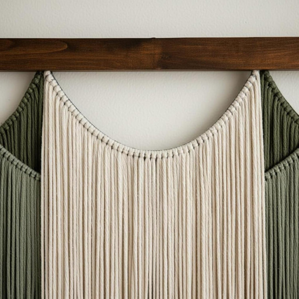 Fringed Boho Woven Wall Tapestry