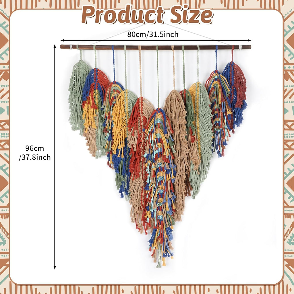 Large Boho Woven Macrame Wall Hanging