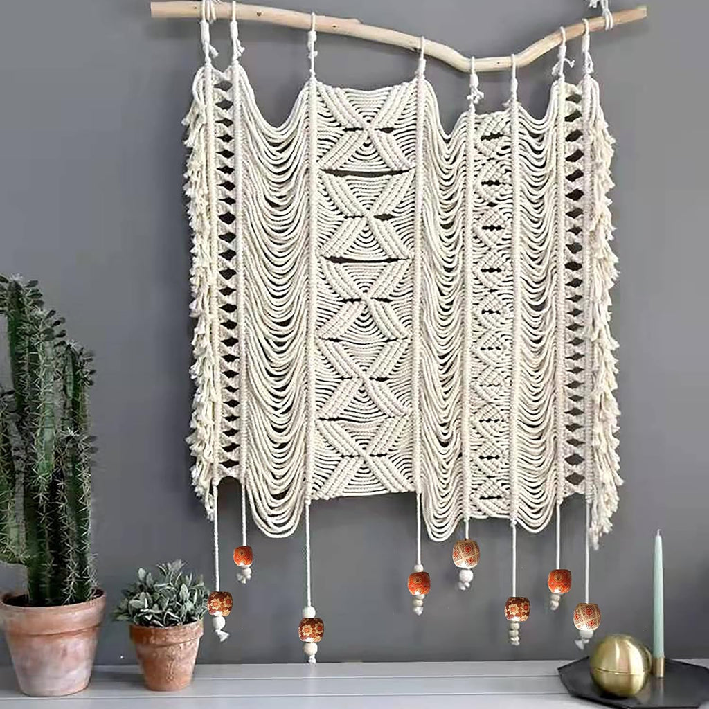 Boho Hand Woven Macrame Wall Hanging