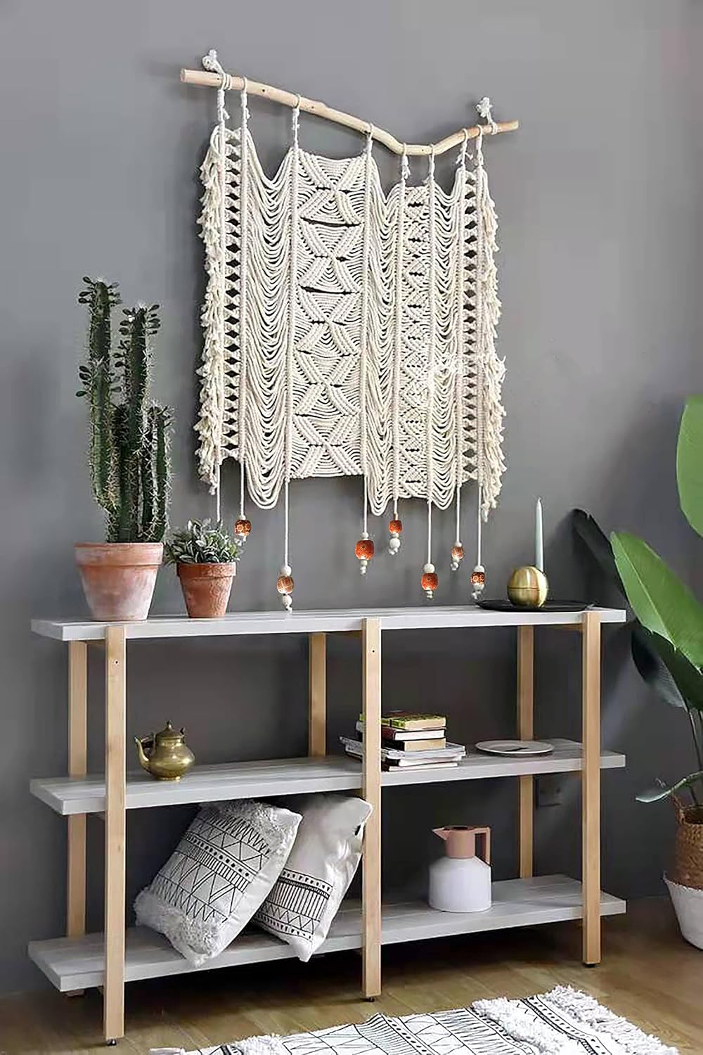 Boho Hand Woven Macrame Wall Hanging