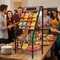 Metal 4-Tier Snack Display Rack