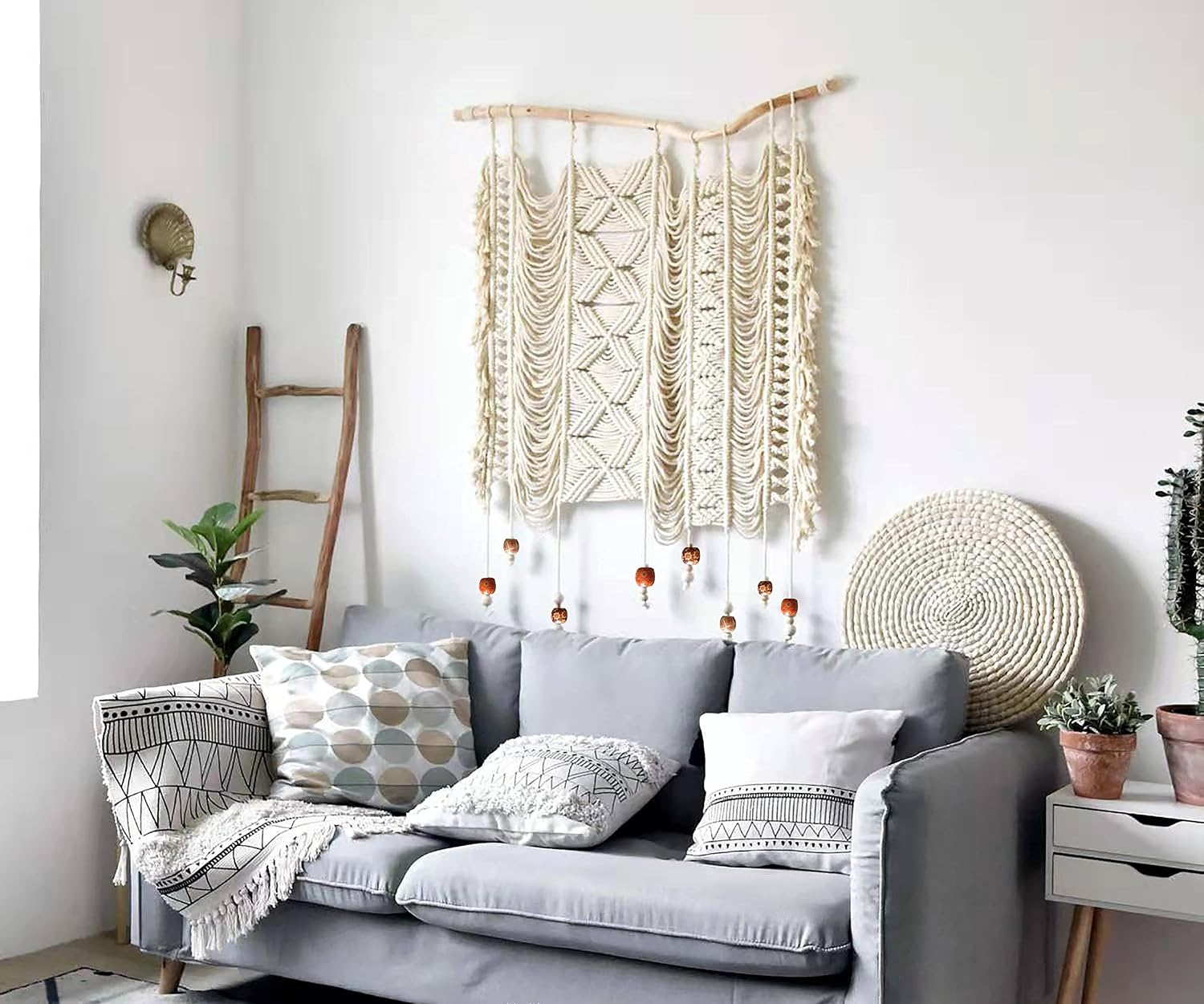 Boho Hand Woven Macrame Wall Hanging