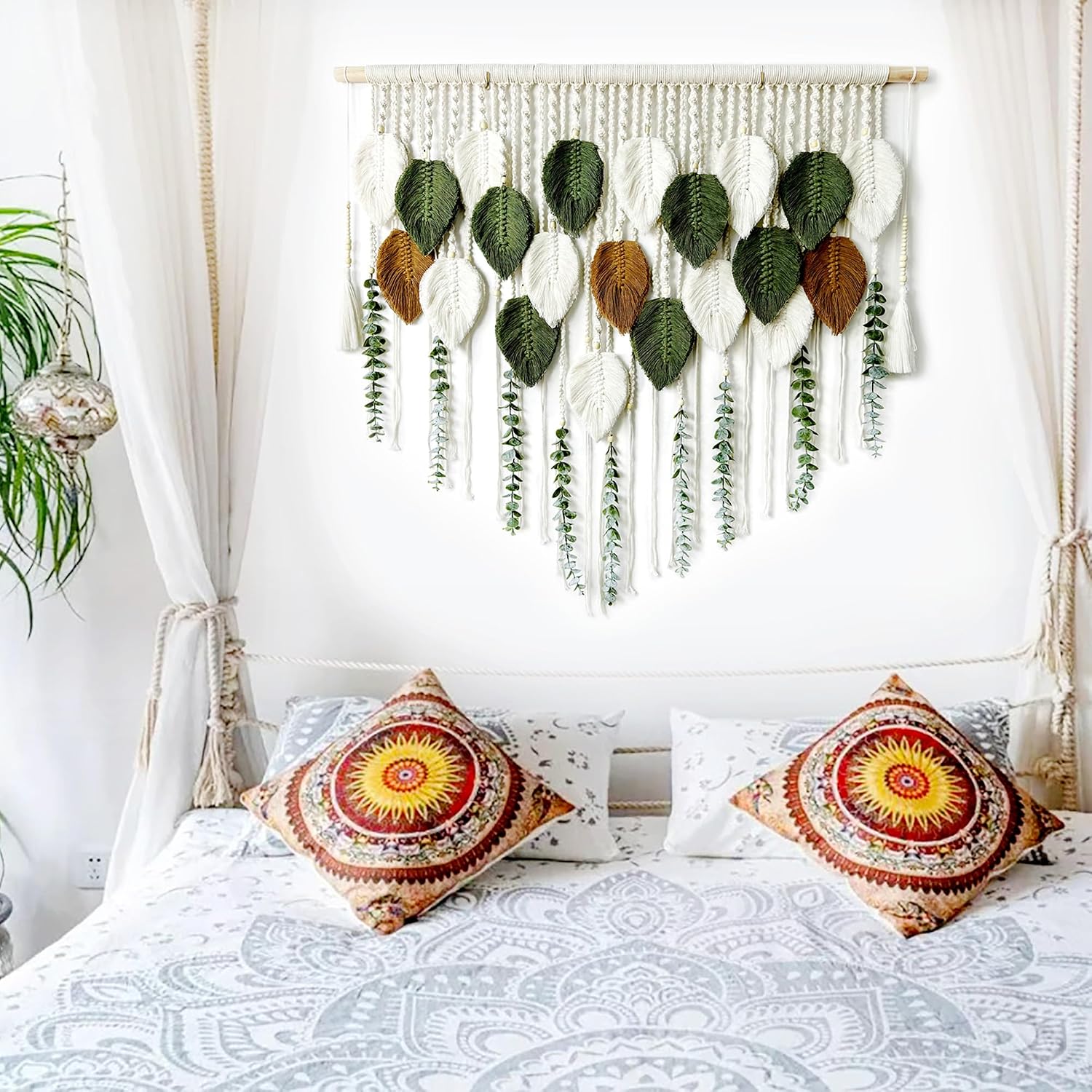 Leaf Macrame Boho Wall Hanging