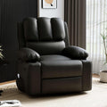 Swivel Rocker Leather Massage Heat Recliner Chair