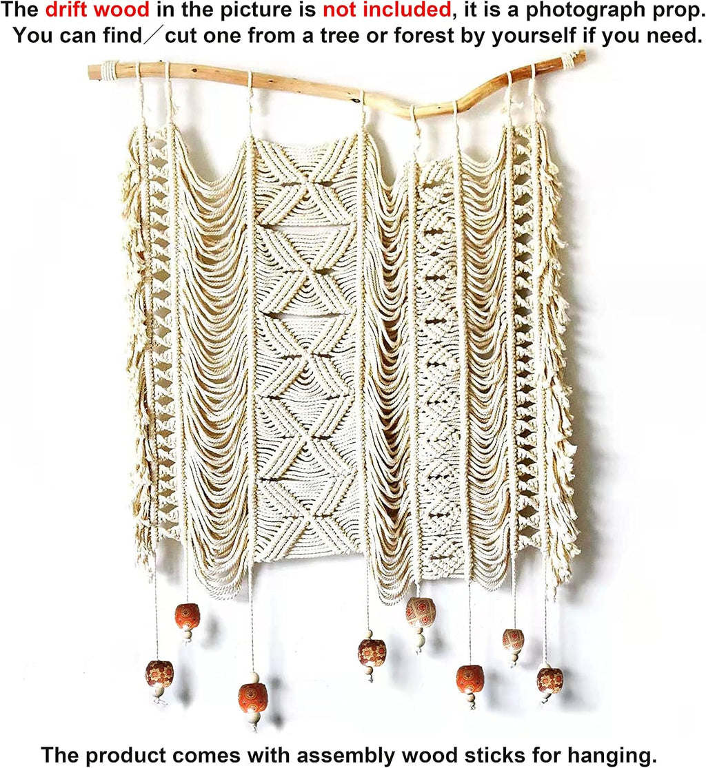 Boho Hand Woven Macrame Wall Hanging