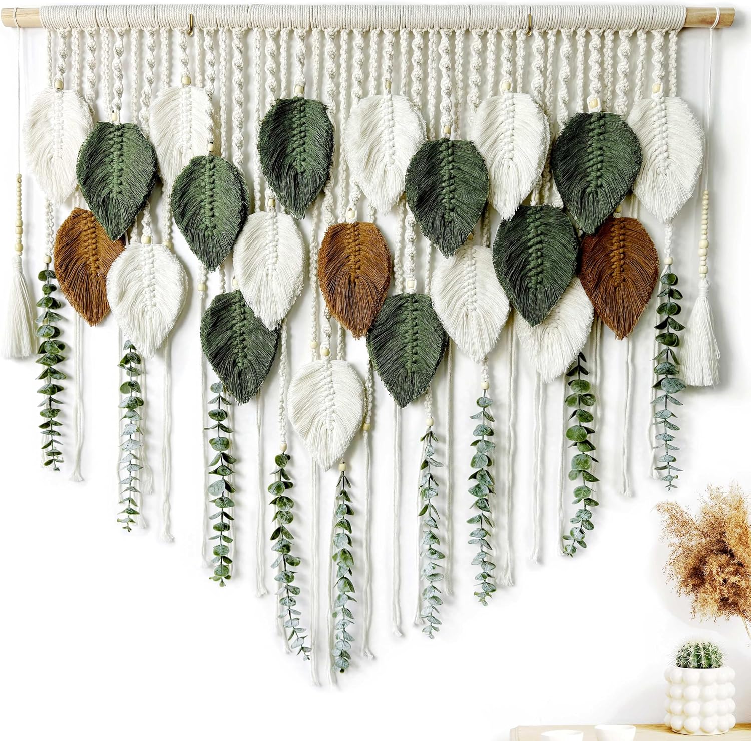 Leaf Macrame Boho Wall Hanging
